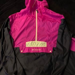 Columbia 1/4 zip windbreaker